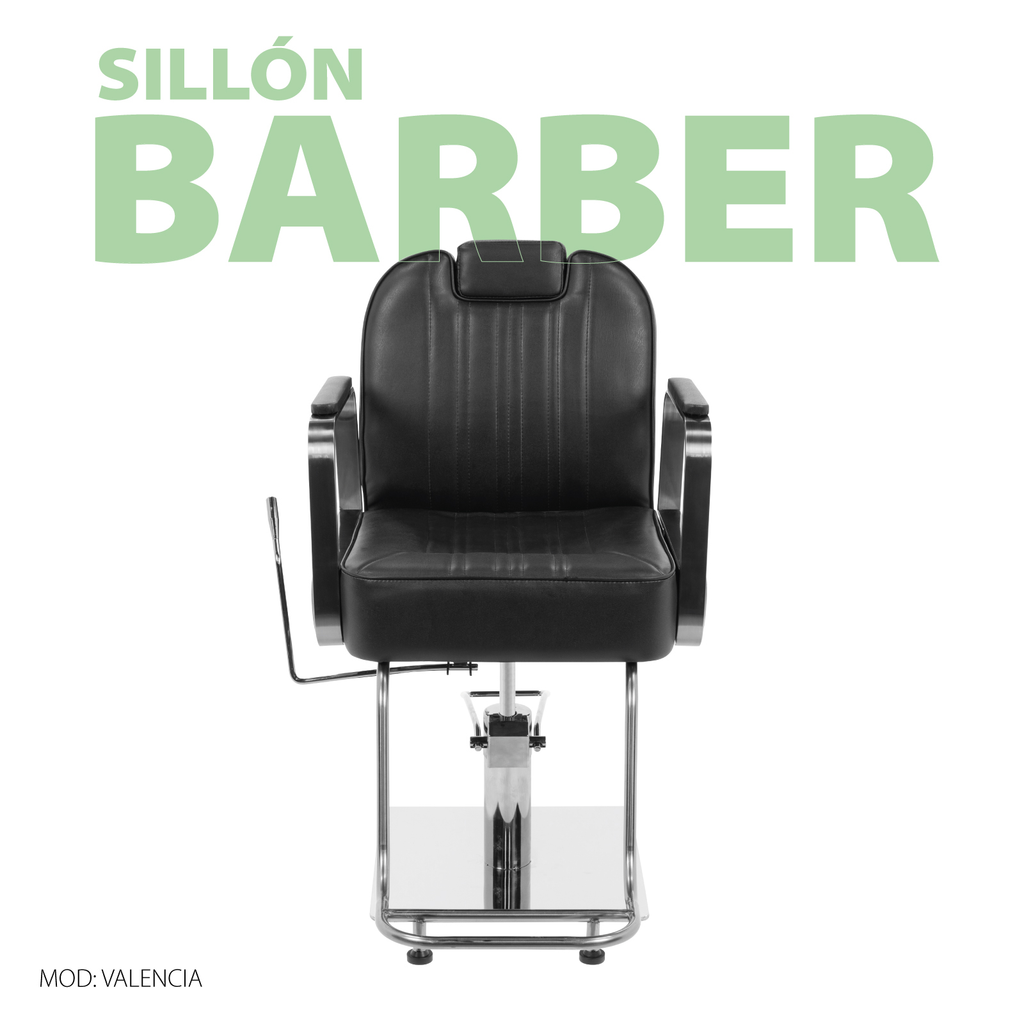 Sillon Barbero Onof Estetica Barberia Salon Reclinable