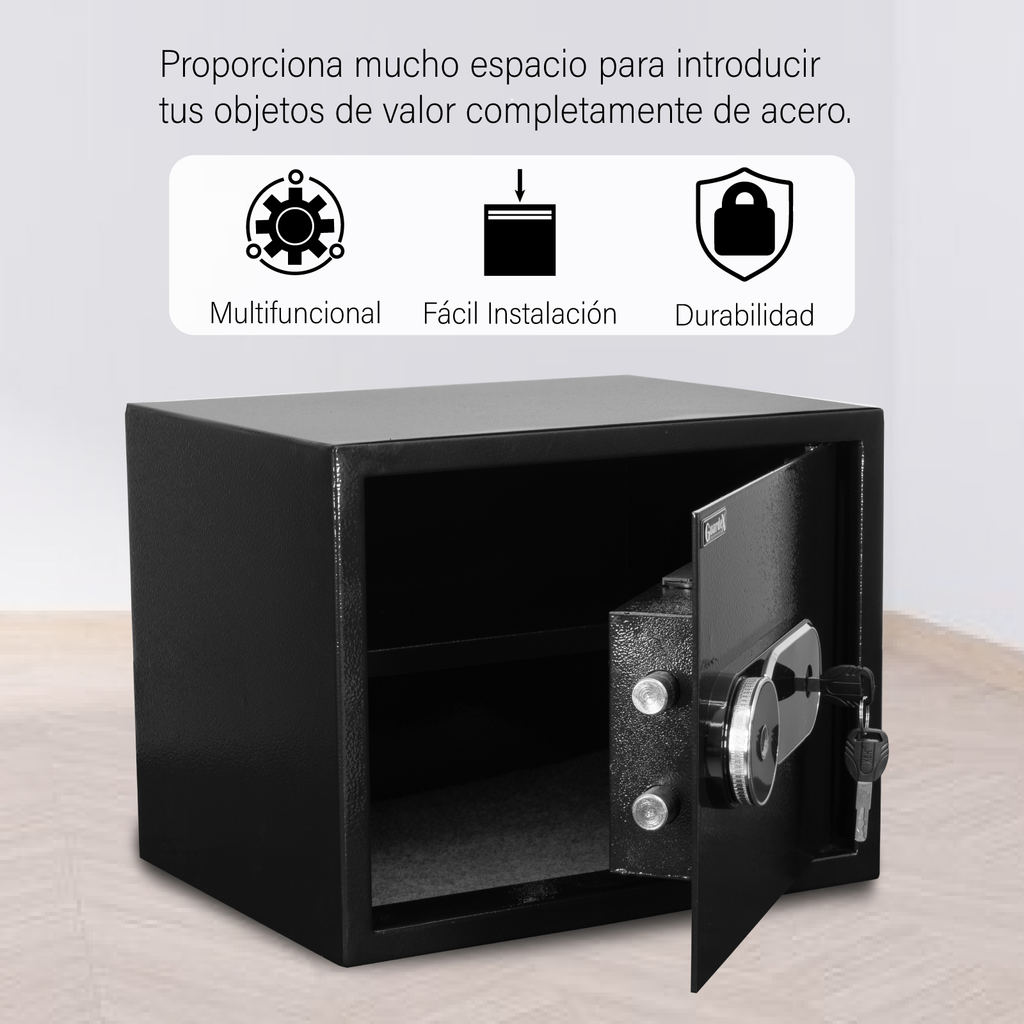Caja Fuerte De Seguridad Biometrica Huella Y Combinacion