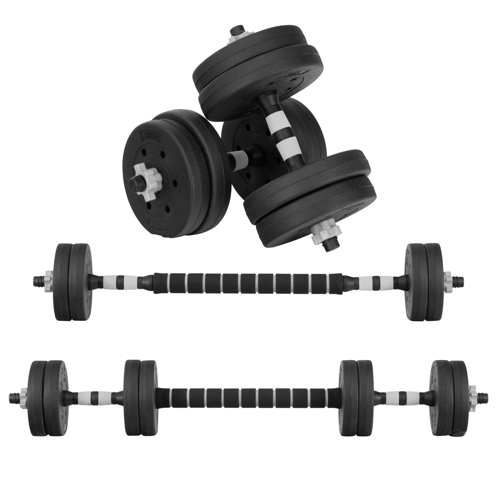 Discos Adaptador Union Para Mancuernas Set Mancuernas 30kg