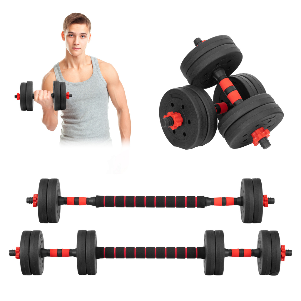 Kit Mancuernas Ajustables Set De Mancuernas 40 Kg Mancuernas