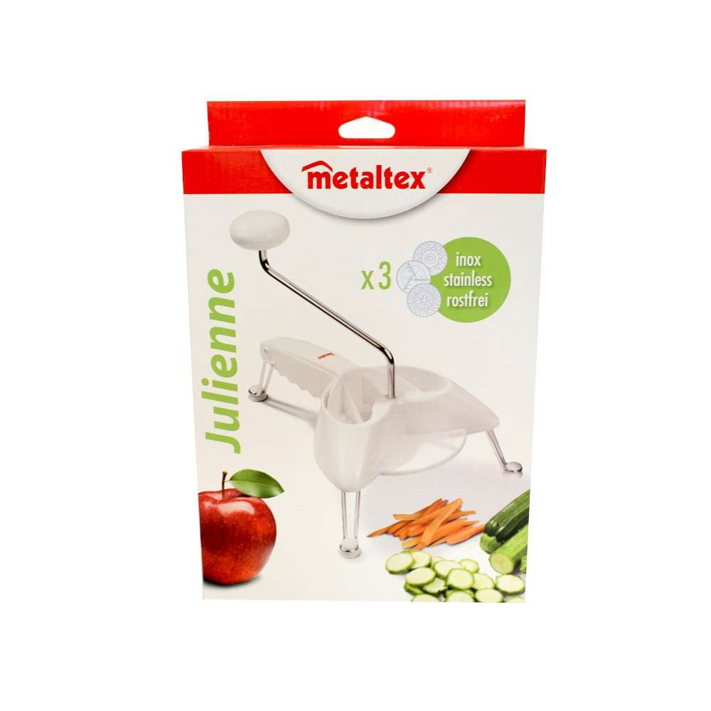 Rallador Giratorio De Verduras Julienne Metaltex