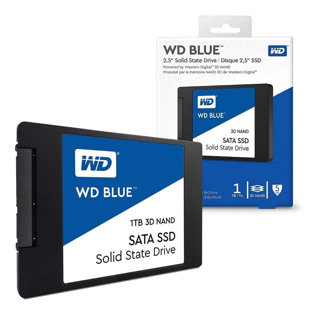 SSD Disco Duro Western Digital WDS100T2B0A 1TB 2.5 Pulg Blue