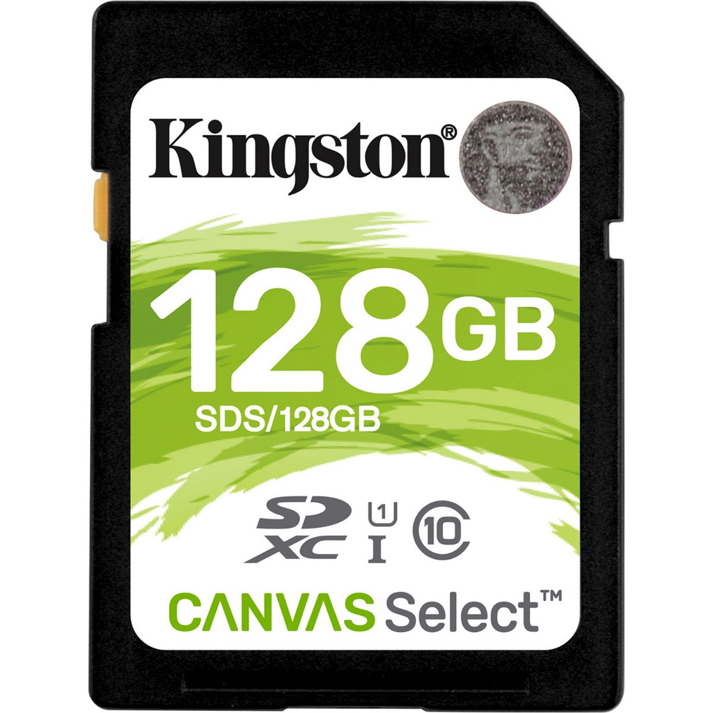 Kingston CL10UHS-I SDS/128GB Memoria SD 128GB Clase 10 SDHC Canvas Select 100R