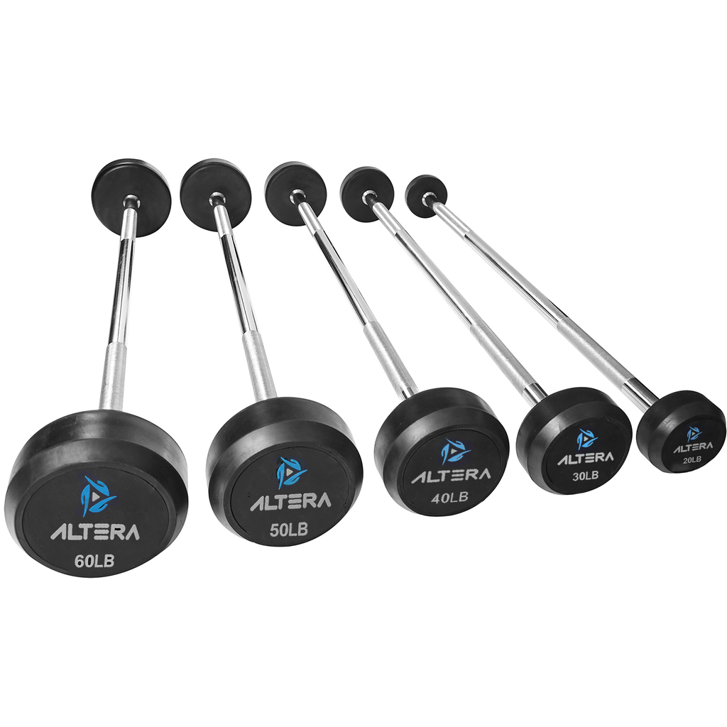 Kit De Barras Con Peso Fijo Gimnasio 20 30 40 50 60lb