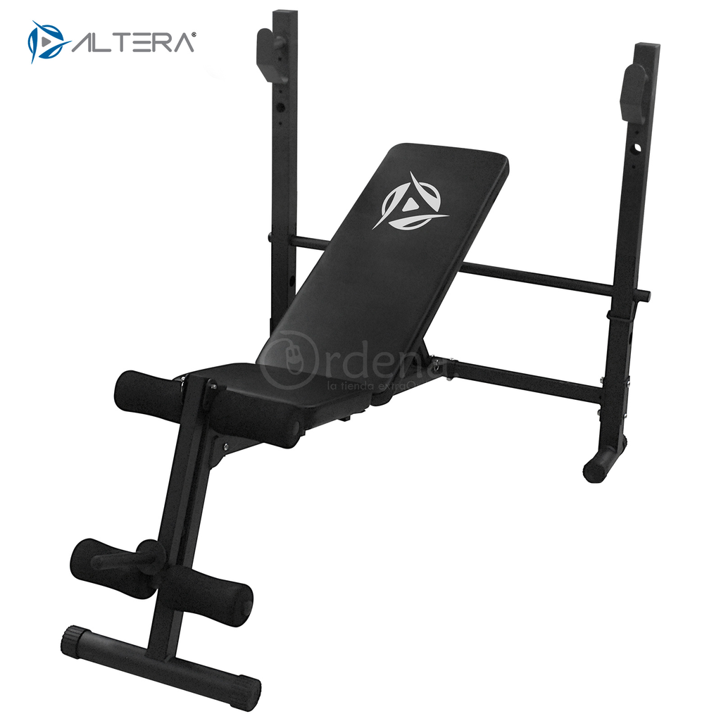 Kit De Pesas Banco Ejercicios Barra Z Discos 20 Lbs