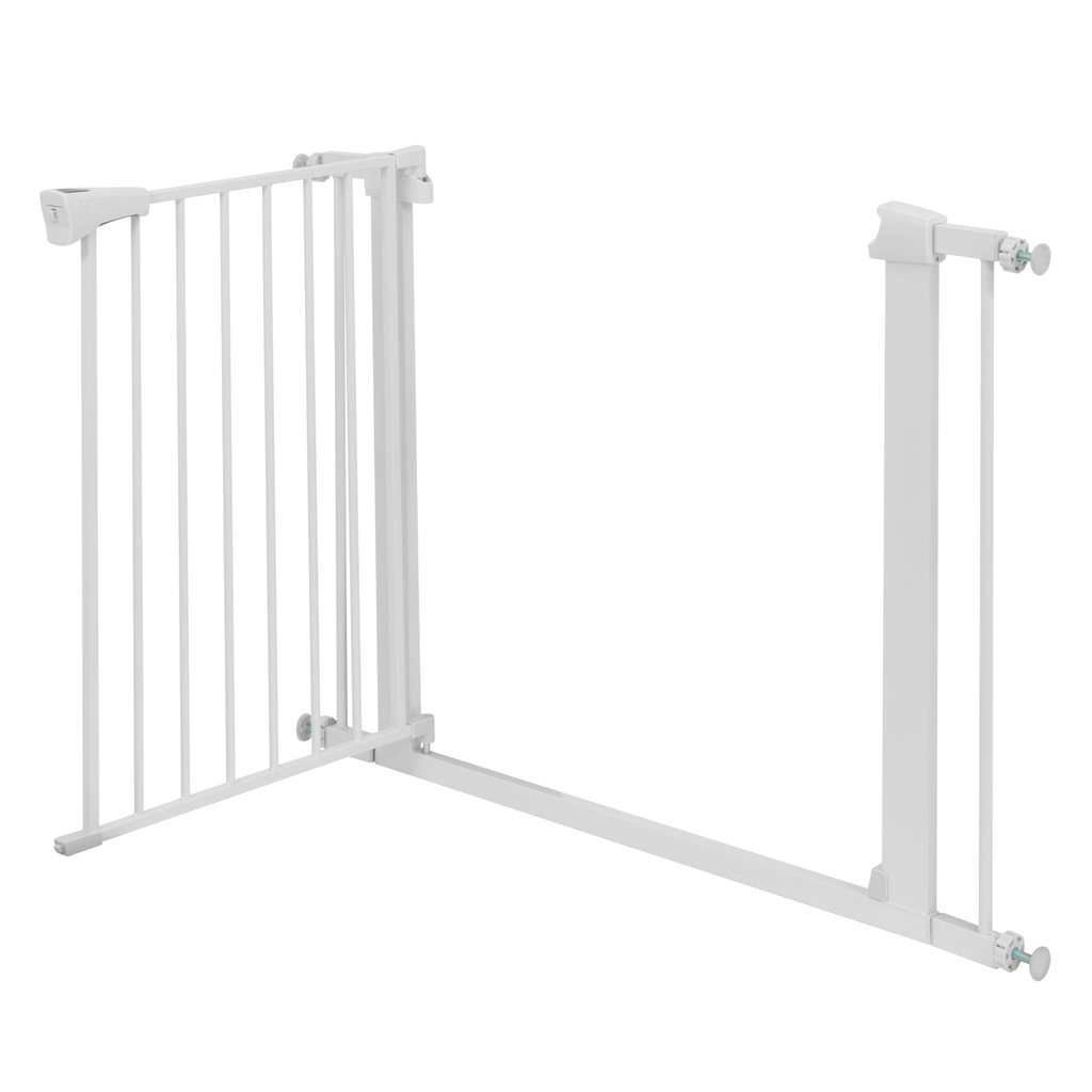 Puerta Seguridad Expandible Reja Para Bebe Summer 27503 Color Gris/madera