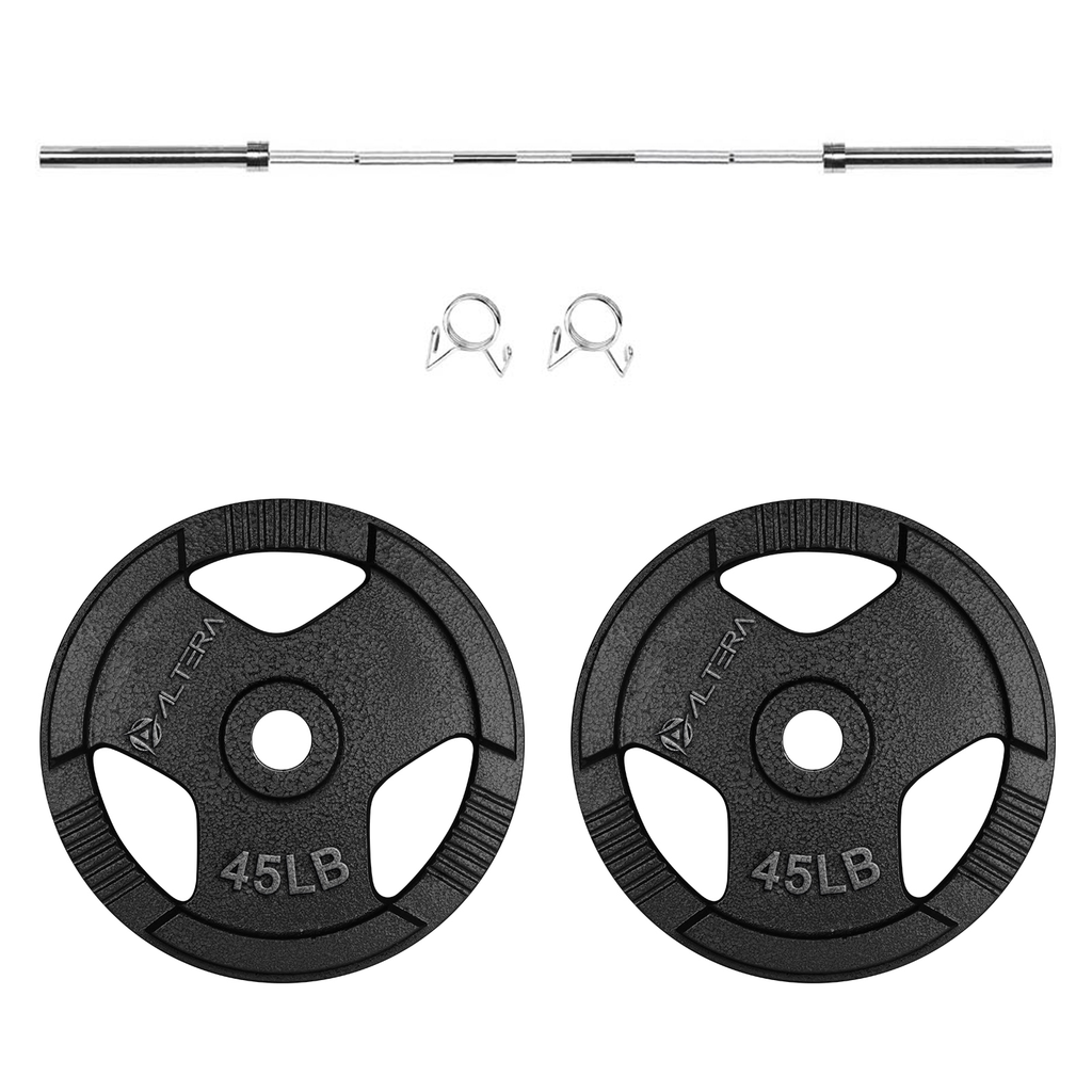 Kit olimpico discount de pesas