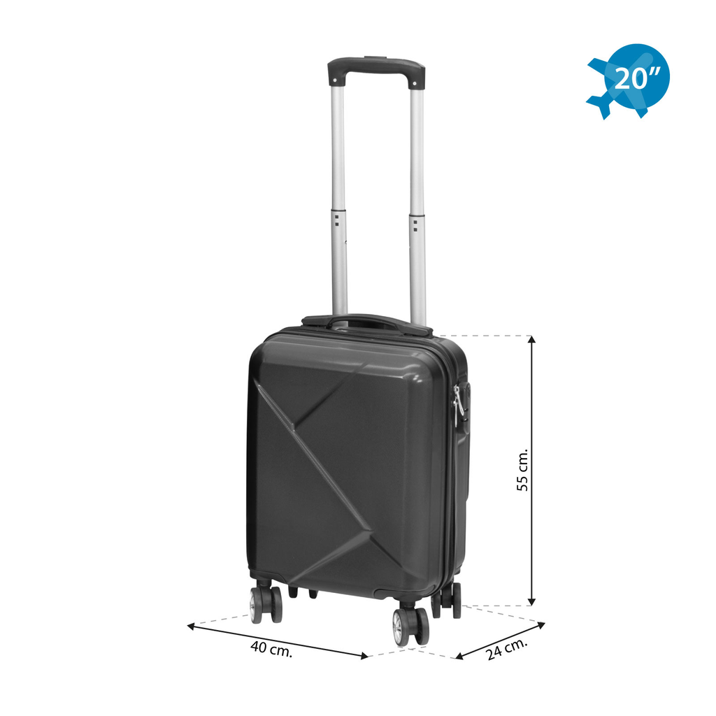 Maleta de Mano para Viaje con Ruedas Resistente 20 Pulgadas