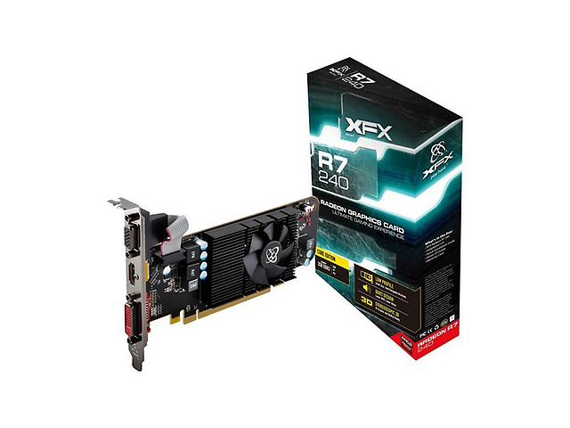 XFX R7-240A-CLF2 Tarjeta de Video 128bit 2GB DDR3 de XFX
