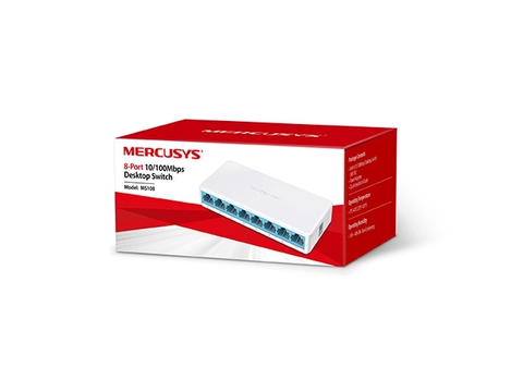 Mercusys Switch Fast Ethernet Ms108, 8 Puertos