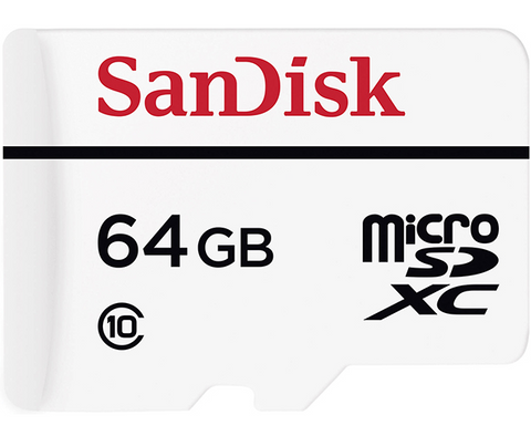 Micro Sd Sandisk High Endurance Sdhc De 64 Gb Clase 10 Blanca - ordena-com.myshopify.com