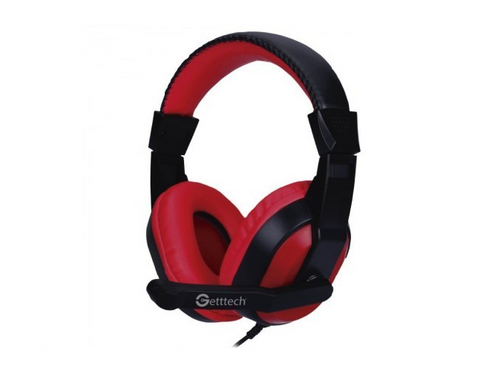 Getttech Gh 2100 Diadema Headset Stream 3.5mm Mic Negro Rojo - ordena-com.myshopify.com