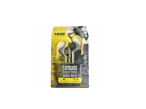 Mobi Free Mb 02003 Audifonos In Ear Con Microfono Deportivos Amarillos - ordena-com.myshopify.com