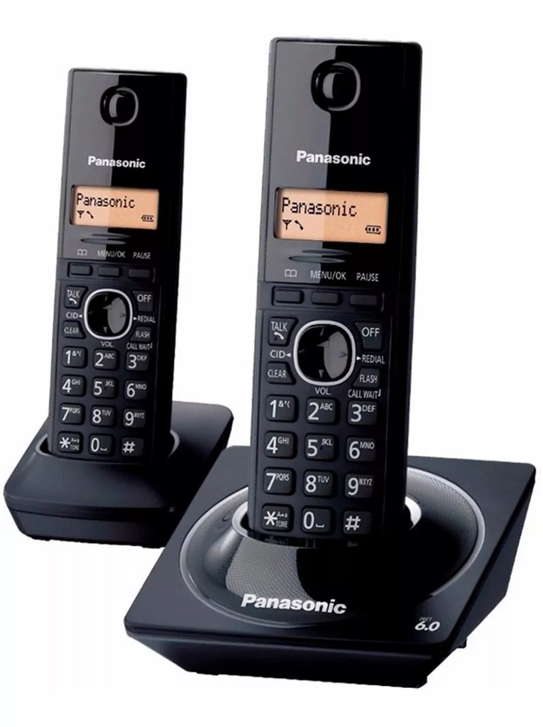 Panasonic Kx-tg1712meb Teléfono Inalámbrico Dect, 2 Auricula