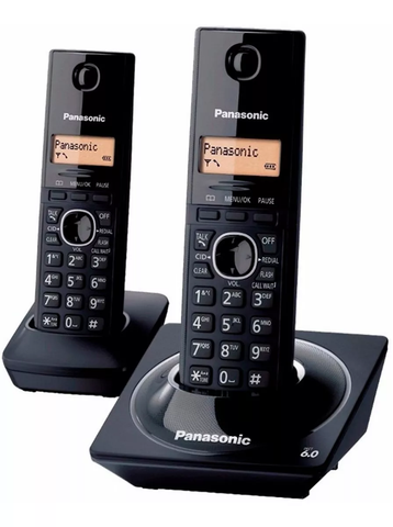 Panasonic Kx-tg1712meb Teléfono Inalámbrico Dect, 2 Auricula