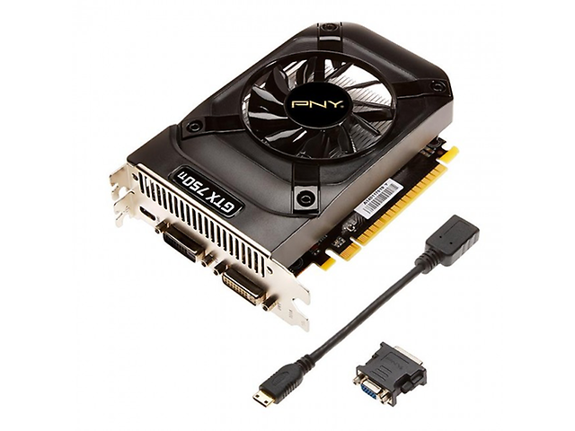 PNY VCGGTX750T2XPB OC Tarjeta de Video GTX 750 Ti OC 2GB GDDR5