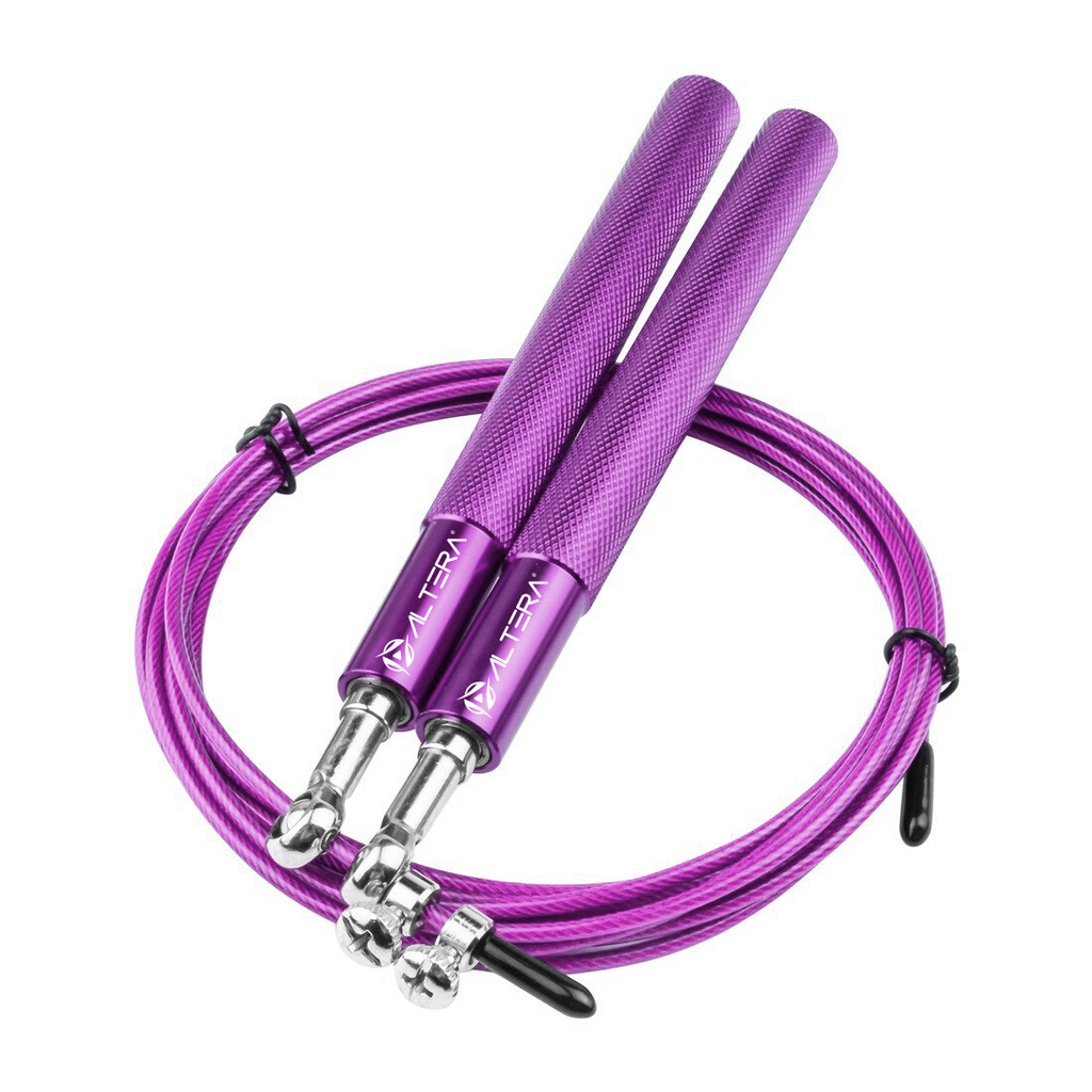AYARA Cuerda Para Saltar Premium De 2,4 Metros De Longitud Ajustable, Con Cable De Acero Y Mango De Polipropileno, Ideal Para Fitness, Cardio, Gimnasio Y Ejercicio En Casa, Color Negro - Foto 9