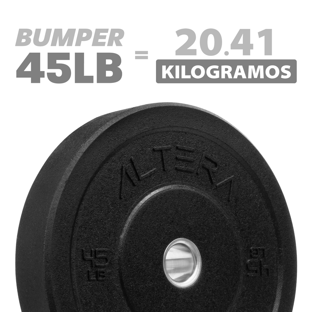 Disco Bumper 45 Lbs Altera Hitemp Olimpico Profesional