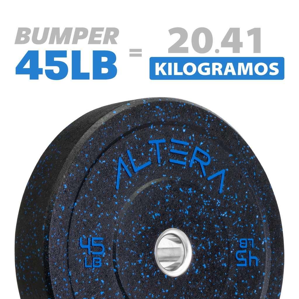 Disco Bumper 45 Lbs Altera Hitemp Olimpico Profesional