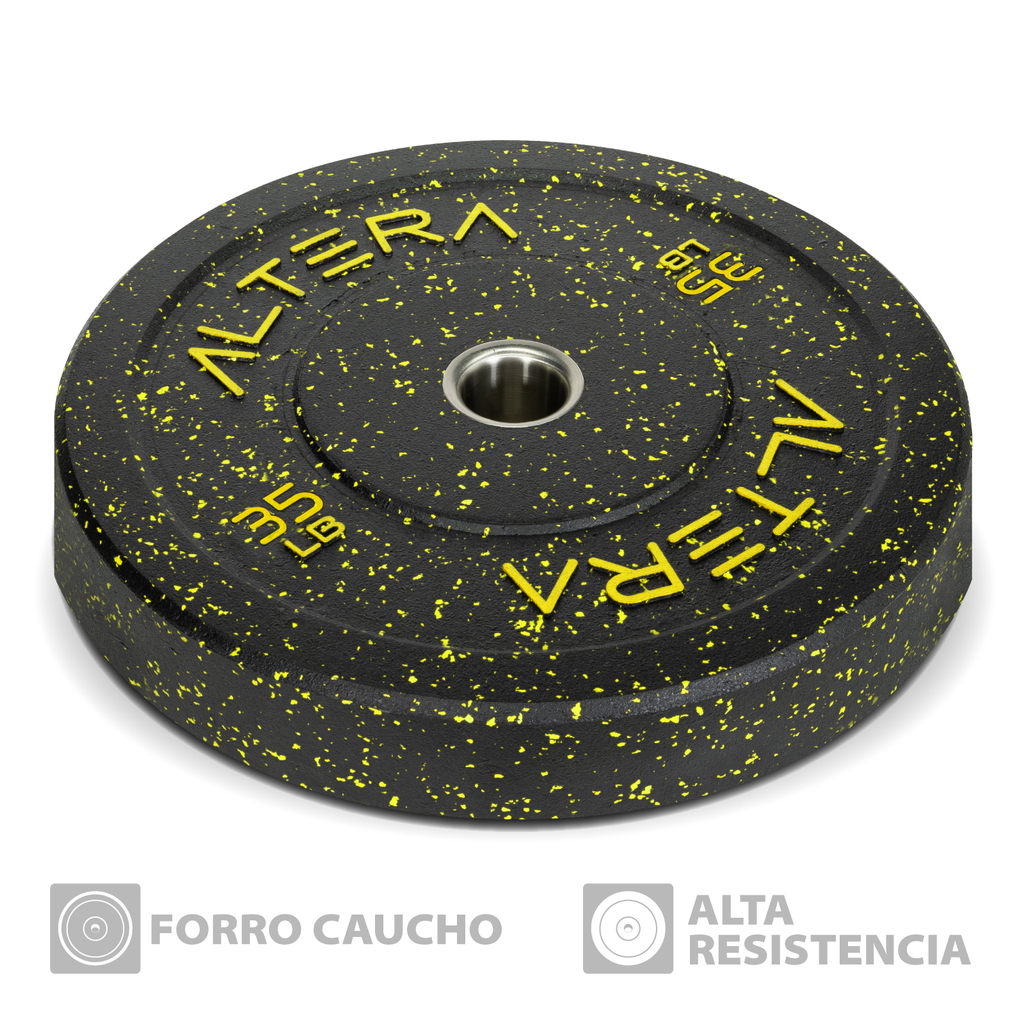 Disco Bumper 35 Lbs Altera Hitemp Olimpico Profesional