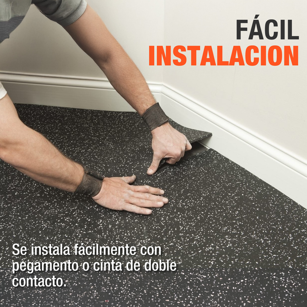 Rollo De Piso Para Gimnasio Altera Rudo Alto Impacto 10m2