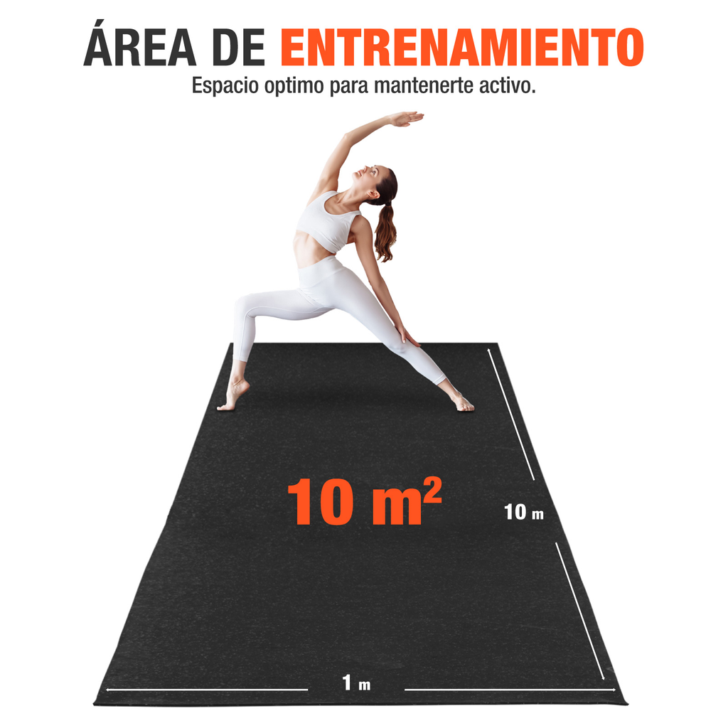 Rollo De Piso Para Gimnasio Altera Rudo Alto Impacto 10m2