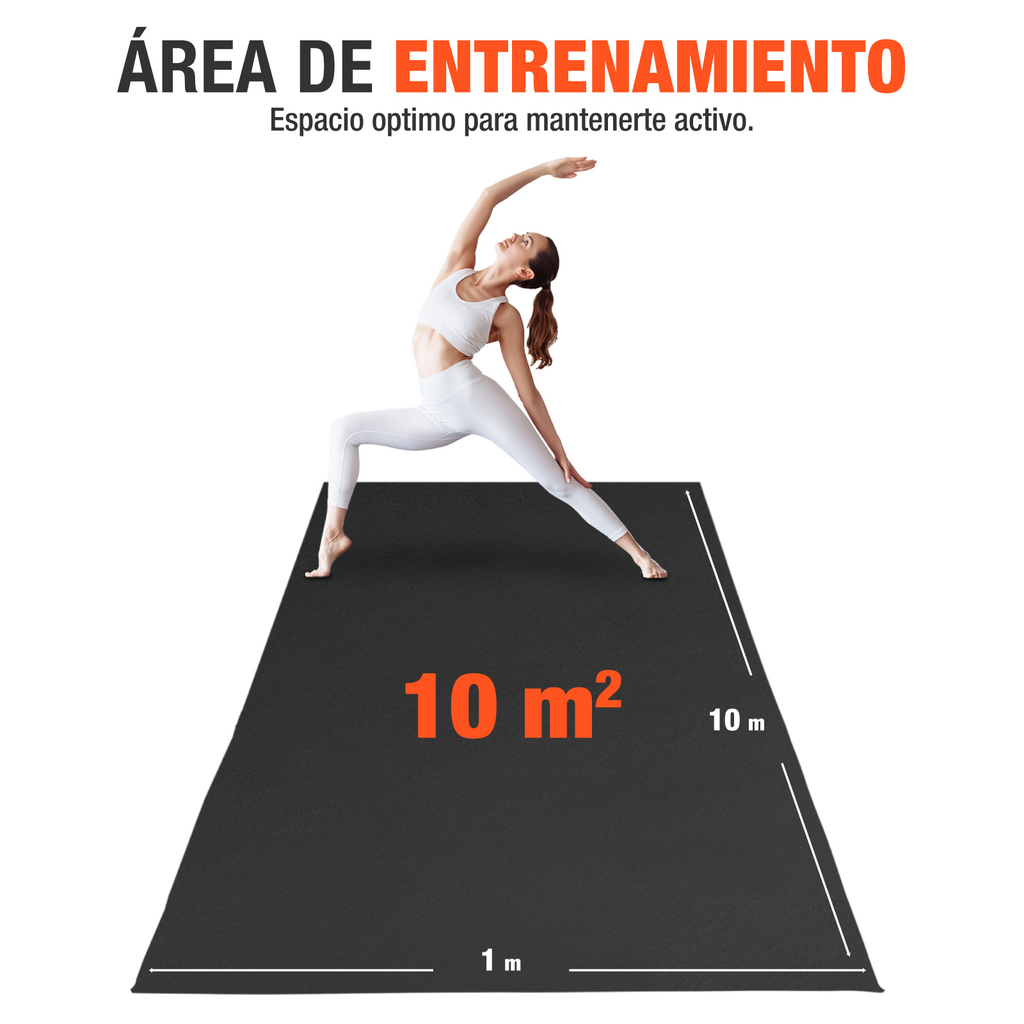 Rollo De Piso Para Gimnasio Altera Rudo Alto Impacto 10m2
