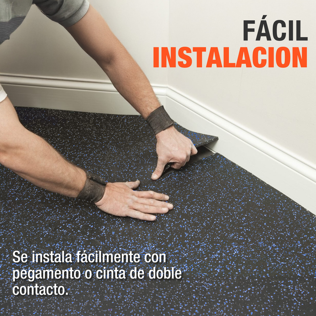 Rollo De Piso Para Gimnasio Altera Rudo Alto Impacto 10m2
