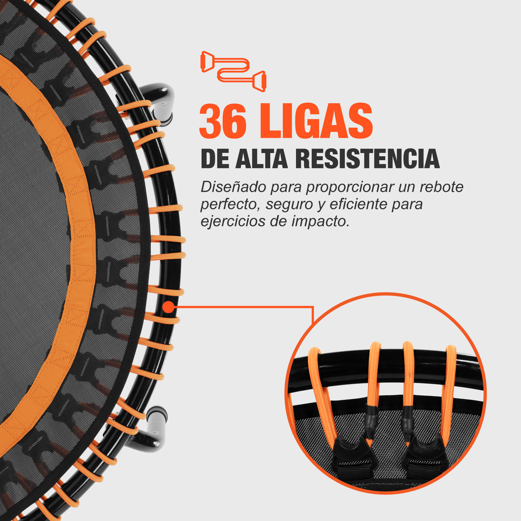 Trampolín Fitness Tumbaline Profesional Para Aerobics Altera