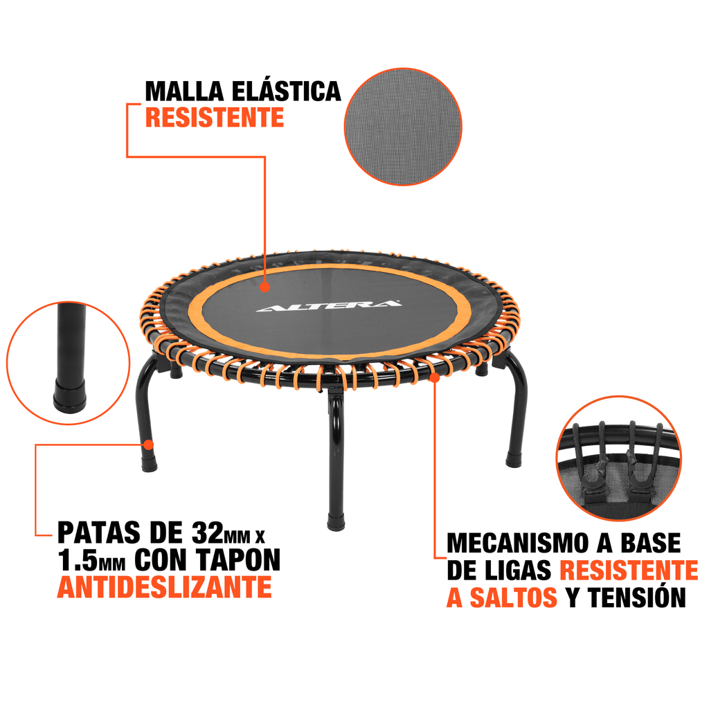 Trampolín Fitness Tumbaline Profesional Para Aerobics Altera