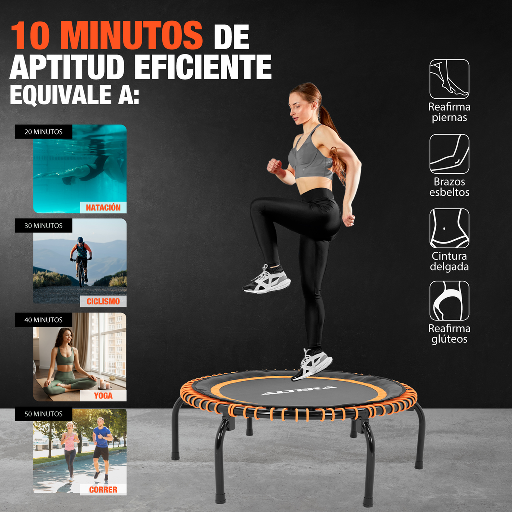 Trampolín Fitness Tumbaline Profesional Para Aerobics Altera