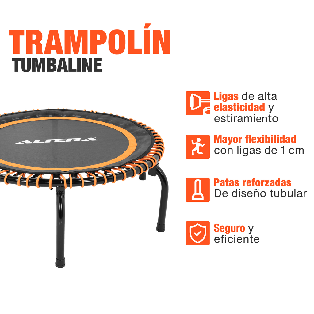 Trampolín Fitness Tumbaline Profesional Para Aerobics Altera