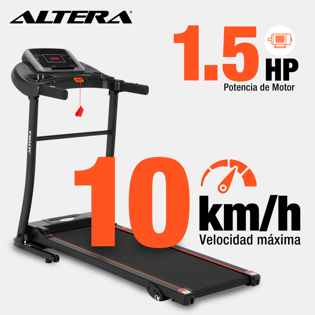 Caminadora Electrica Plegable Altera 12 Programa Profesional