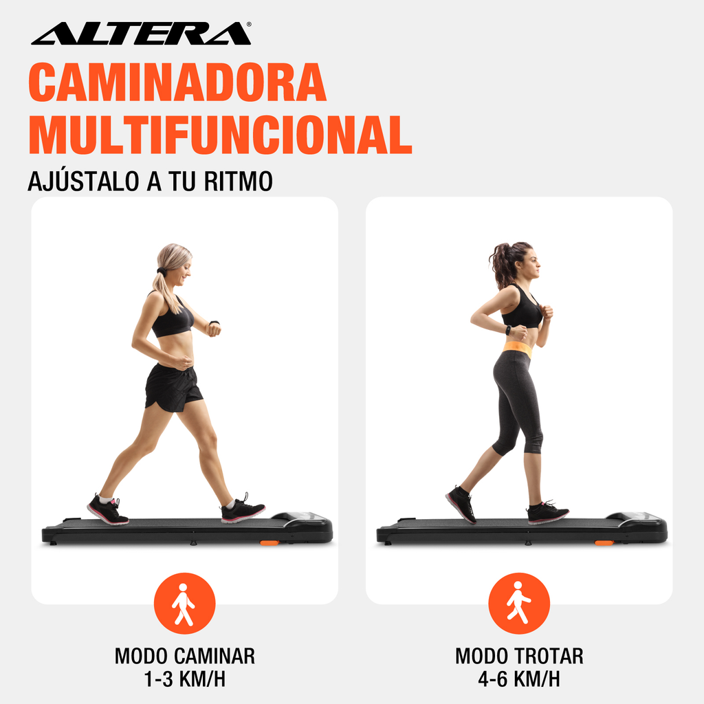 Caminadora Electrica Altera Walking Pad Portatil Elevacion