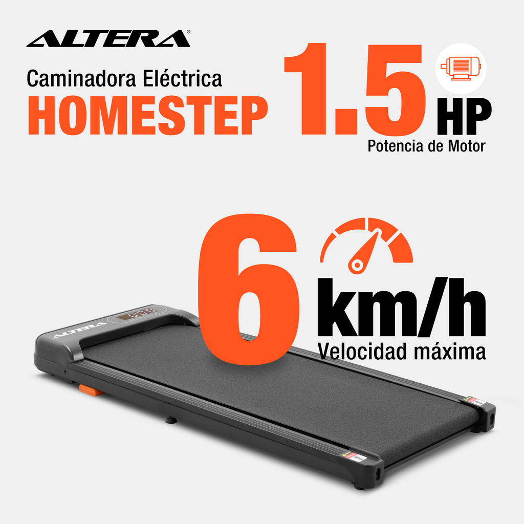 Caminadora Electrica Altera Walking Pad Portatil Elevacion