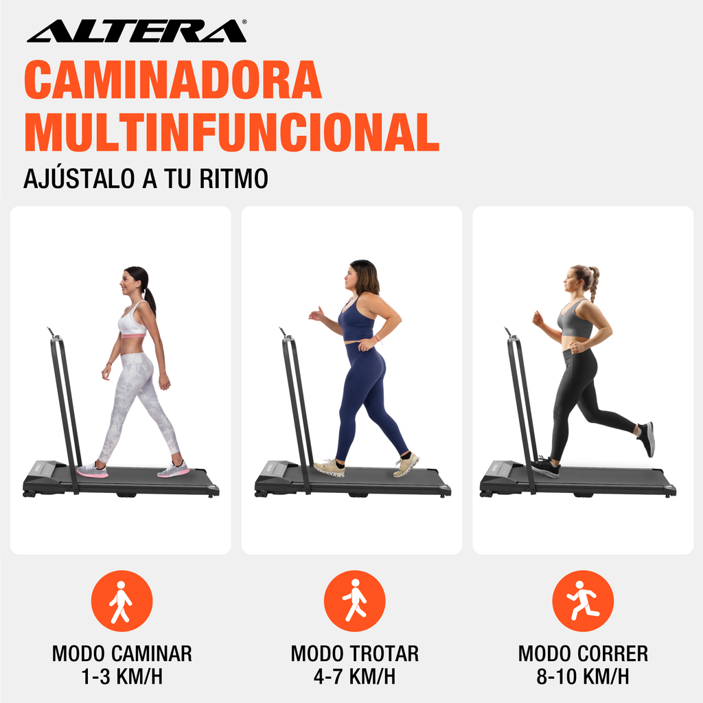 Caminadora Electrica Plegable Walking Pad Altera Elevacion