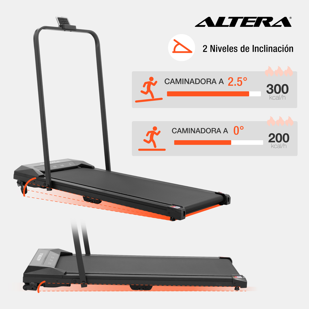 Caminadora Electrica Plegable Walking Pad Altera Elevacion