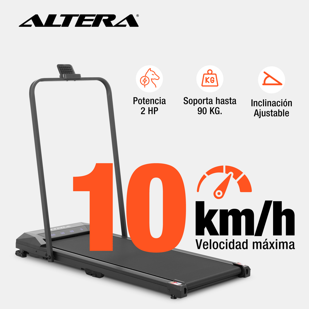Caminadora Electrica Plegable Walking Pad Altera Elevacion