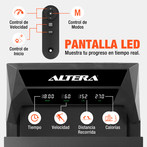 Caminadora Electrica Plegable Walking Pad Altera Elevacion