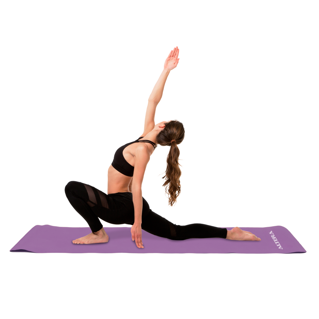 Tapete de Yoga Fitness Pilates Antiderrapante GYM 176 x 61cm