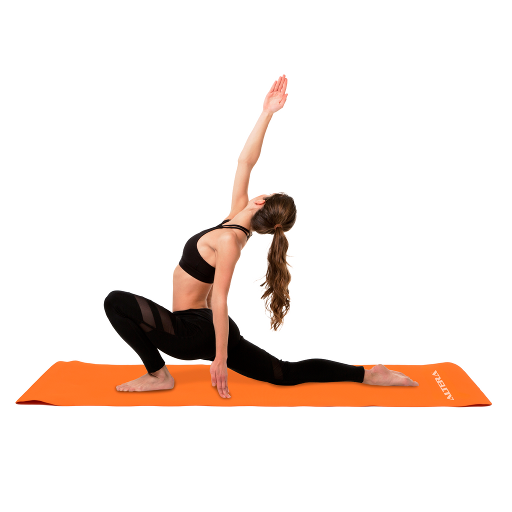 Tapete de Yoga Fitness Pilates Antiderrapante GYM 176 x 61cm