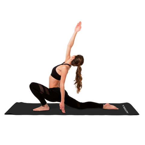 Tapete de Yoga Fitness Pilates Antiderrapante GYM 176 x 61cm