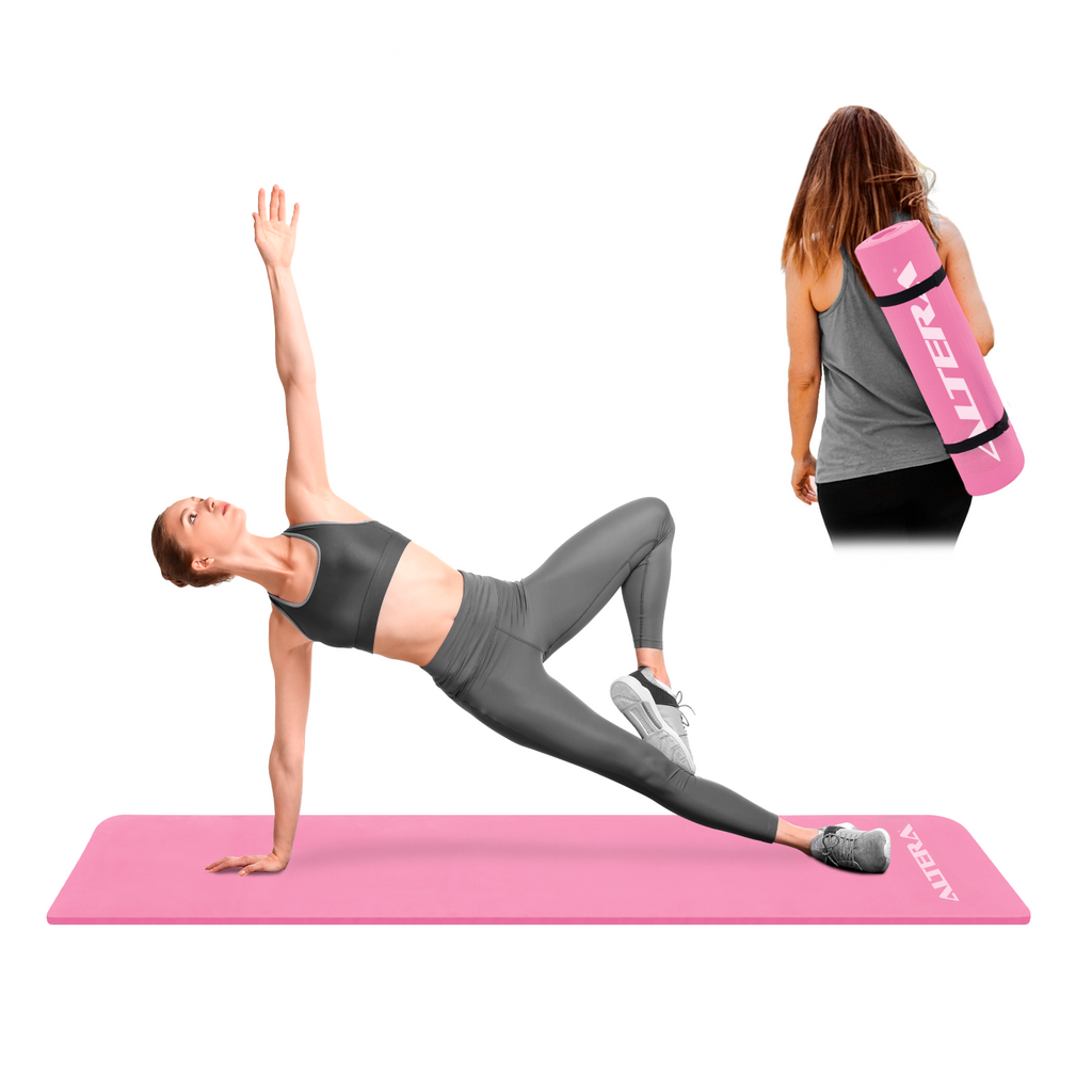 Tapete Yoga Mat Fitnes Ejercicio Antideslizante Grosor 1.4cm