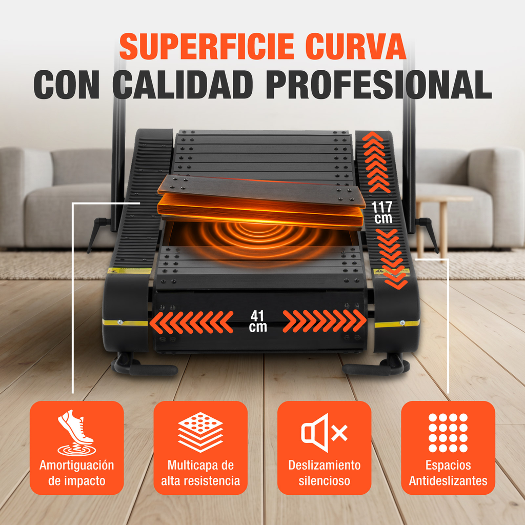 Caminadora Curva Mecanica Altera Corredora Profesional