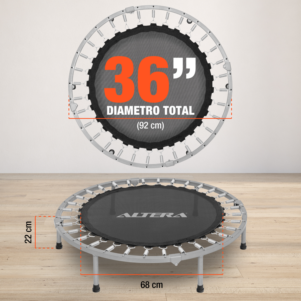Trampolin Fitness Brincolin Aerobico Ejercicio Jumping 36 In