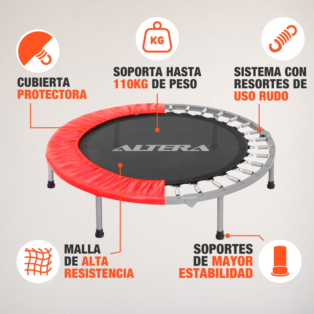 Trampolin Fitness Brincolin Aerobico Ejercicio Jumping 36 In