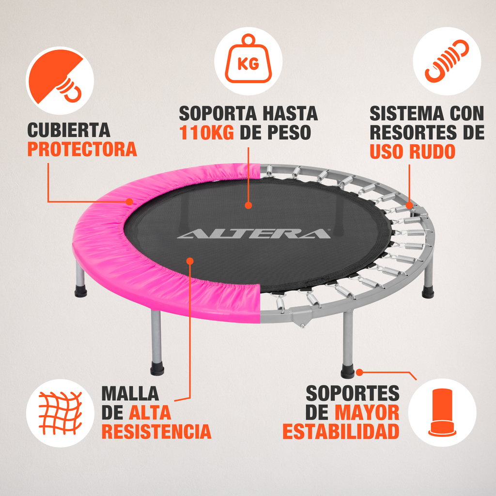 Trampolin Fitness Brincolin Aerobico Ejercicio Jumping 36 In