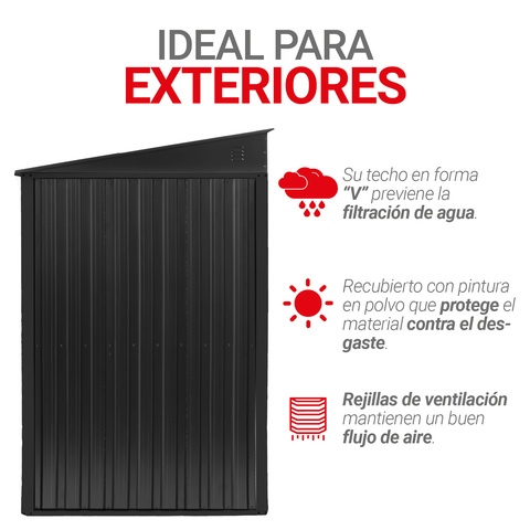 Bodega De Almacenamiento Cobertizo De Acero Para Exteriores