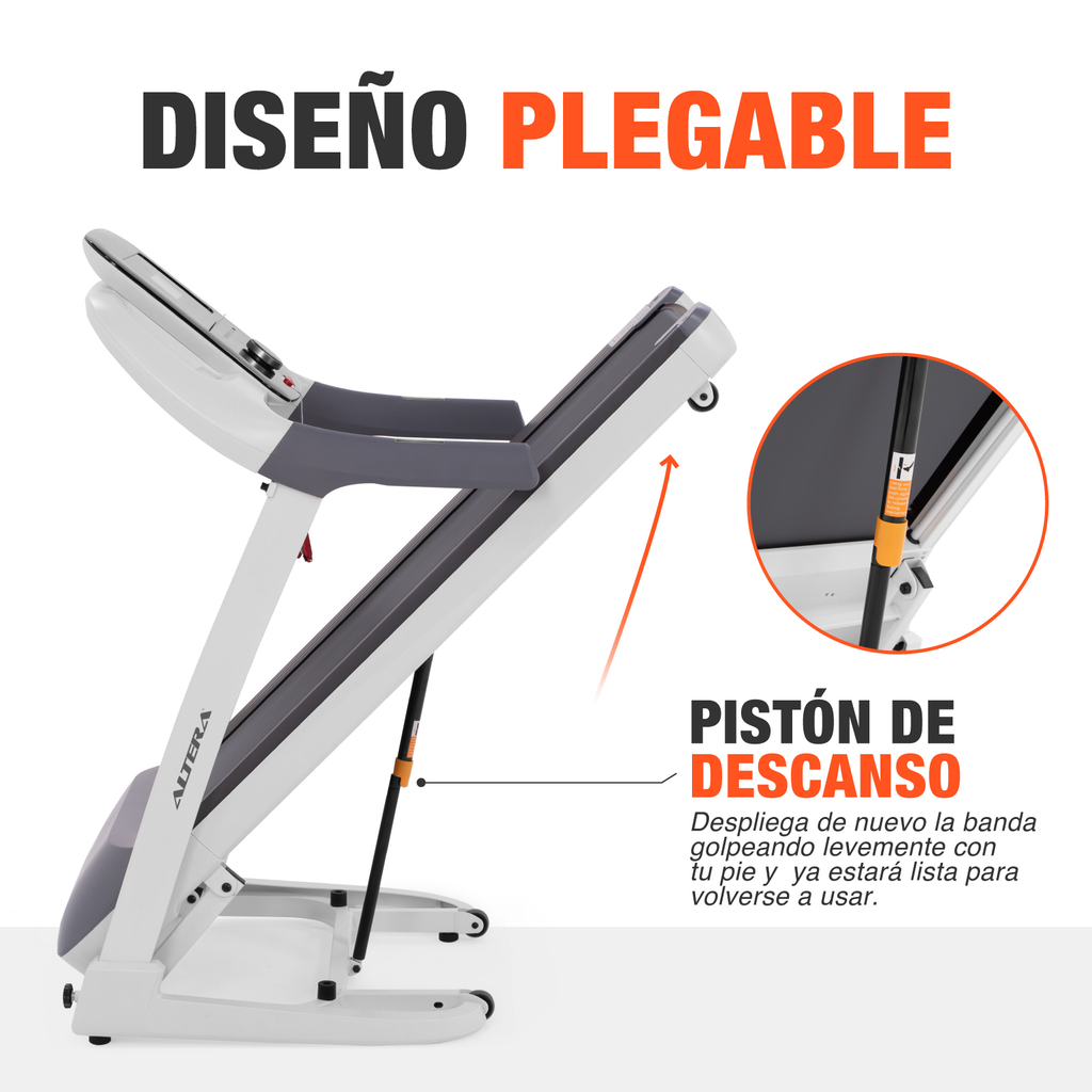 Caminadora Electrica Altera Con Inclinacion Fitness Plegable