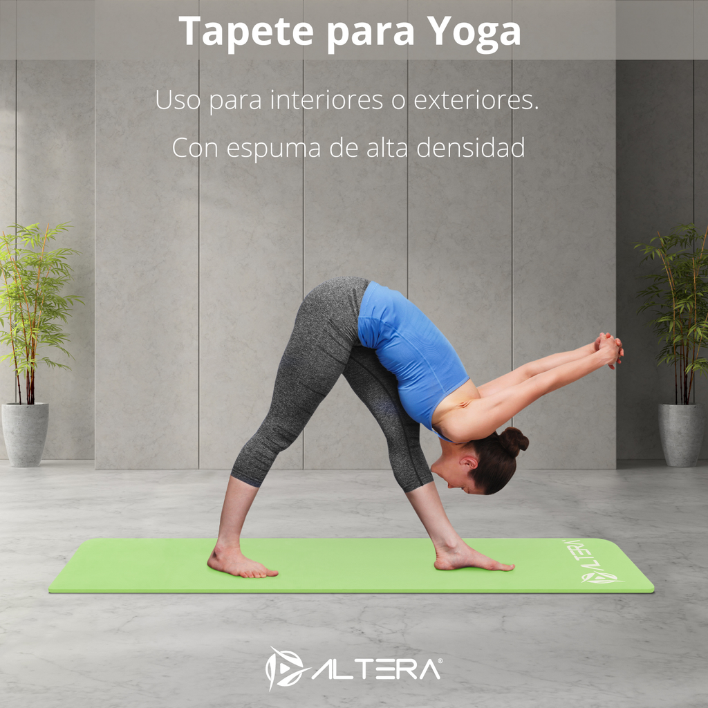 Tapete Yoga Mat Fitnes Ejercicio Antideslizante Grosor 1.4cm
